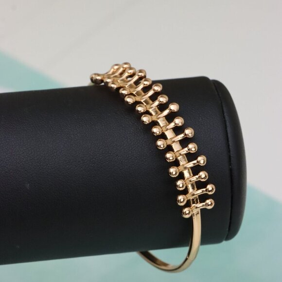 Rose Gold Designer Bangle with Unique Dome Shape Detailing, XPBL0486 - Picture 7 of 10